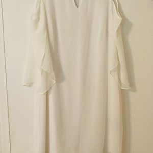 Off white short evening/ party dress